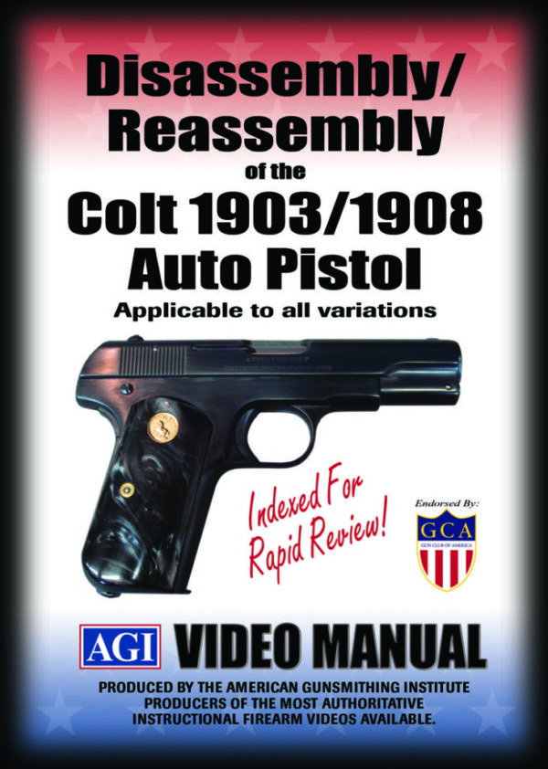 Disassembly/Reassembly of the Colt 1903/1908 Auto Pistol